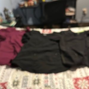 Bundle of 3 ladies scrub tops